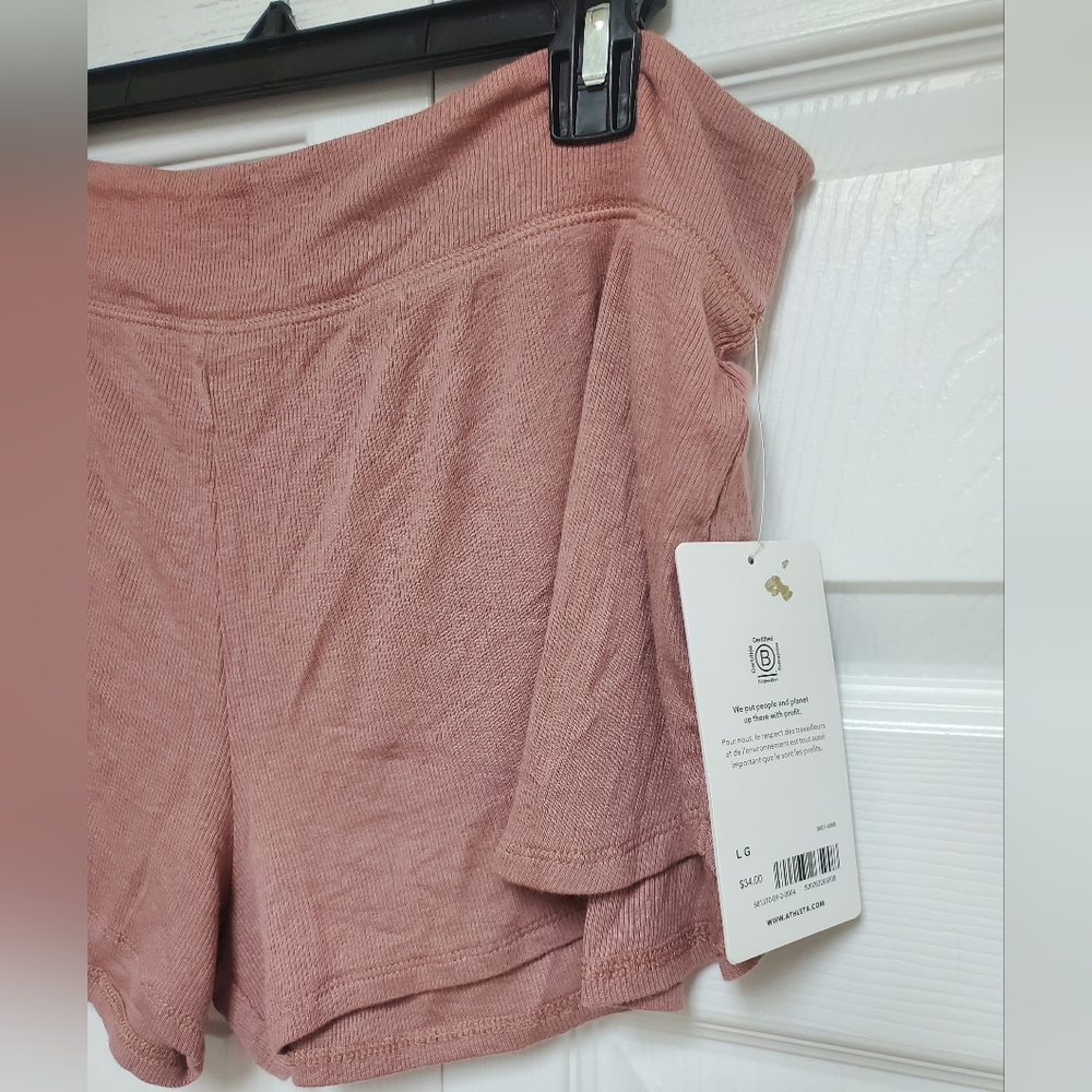 Athleta Well Rested Rib Sleep Shorts - Picture 5 of 8